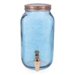 DISPENSADOR BEBIDAS C/TAMPA COBRE AZUL - 3LITROS
