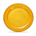PRATO MARCADOR 28CM AMARELO