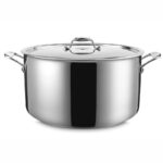 CAÇAROLA ALTA COM TAMPA COOL LINE AÇO INOX 24 CM