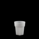 COPO SHOT FACETA BRANCO 4 CL