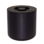 BALDE GELO ABS PRETO 10L Ø29X22CM