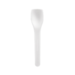 COLHERZINHA PARA GELADO 10CM BRANCO CPLA